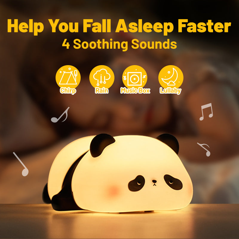 MeWaii® Cute Panda Night Light LED Squishy Tap Lamp Best Gift for Baby and Girl