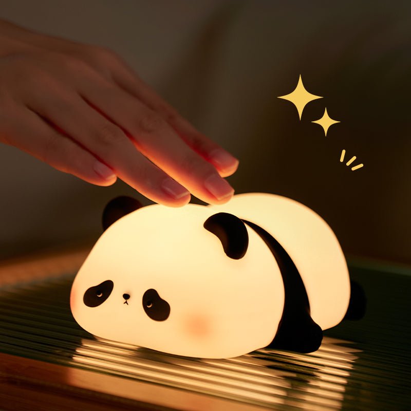 MeWaii® Cute Panda Night Light LED Squishy Tap Lamp Best Gift for Baby and Girl