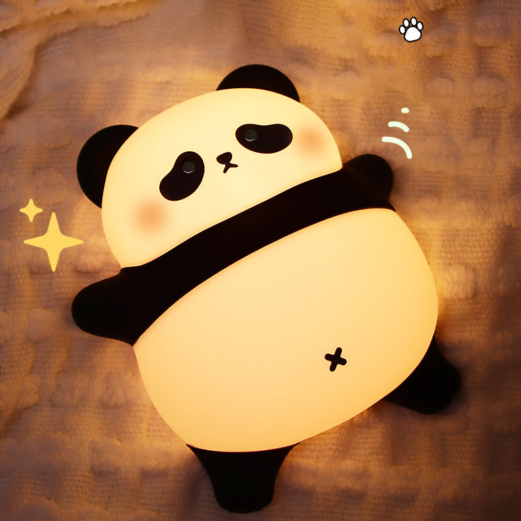 MeWaii® Lying Lazy Panda Night Light LED Tap Lamp Best Gift for Baby and Girl