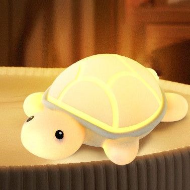 MeWaii® Squishy Silicone Cute Turtle LED Night Light - Perfect Gift for Kids and Girls