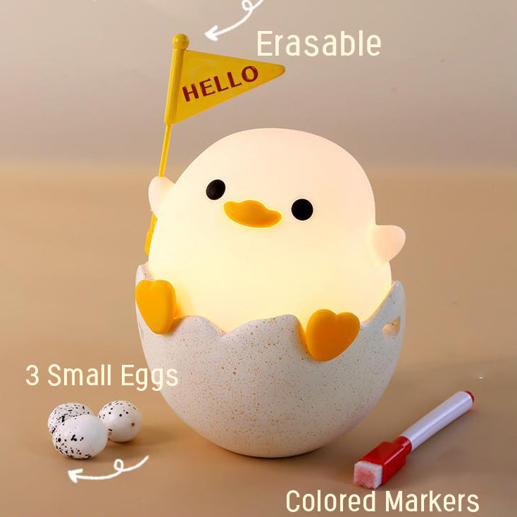 MeWaii® Cute Duck LED Squishy Night Light For Gift USB Rechargeable Duck Lamp