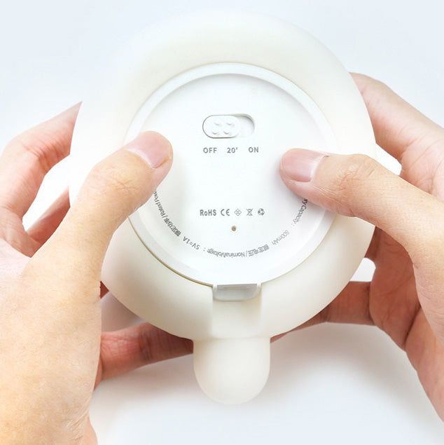 MeWaii® Orange Cat LED Squishy Tap Tap Night Light Lamp