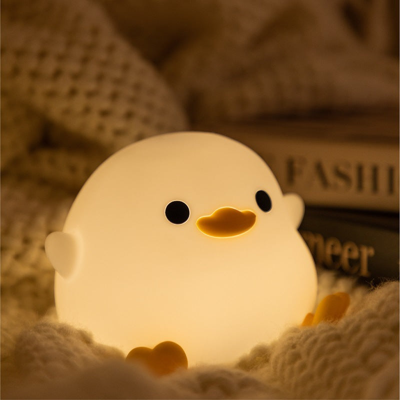 MeWaii® Cute Duck LED Squishy Night Light For Gift USB Rechargeable Duck Lamp