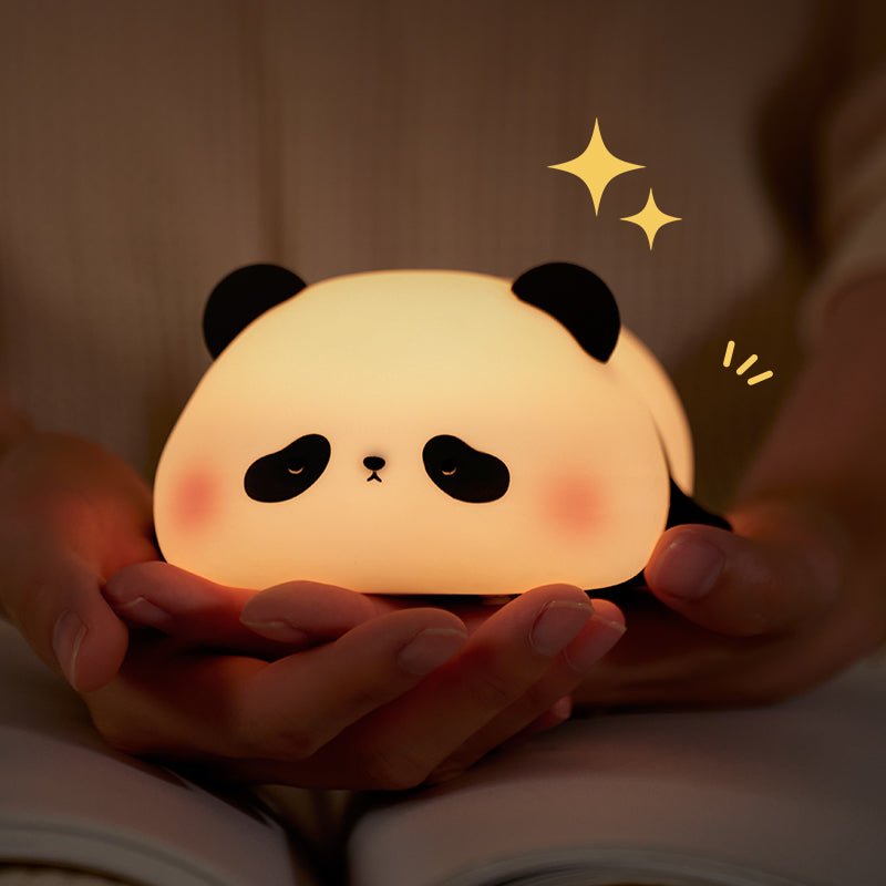 MeWaii® Cute Panda Night Light LED Squishy Tap Lamp Best Gift for Baby and Girl
