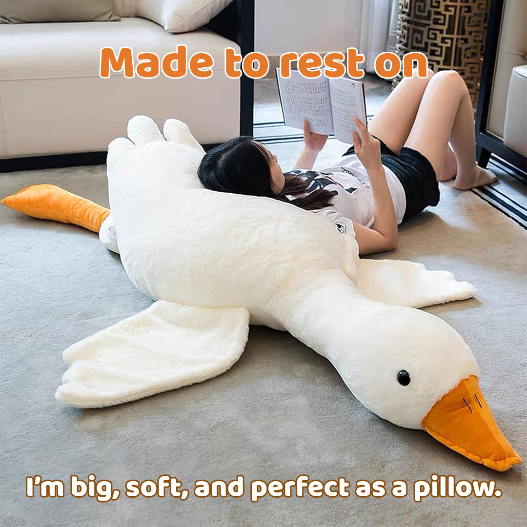 Giant Mekawaii Goose Pillow + Plushie - Perfect Gift 🎁