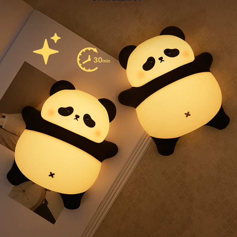 MeWaii® Lying Lazy Panda Night Light LED Tap Lamp Best Gift for Baby and Girl