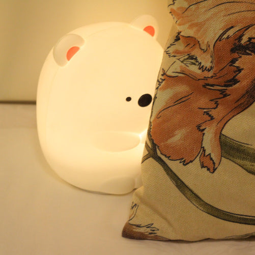 MeWaii® Squishy Silicone Hug Bear LED Night Light - Perfect Gift for Kids and Girls