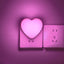 Sensor Control LED Night Light Energy Saving Love Lamp Bedroom Stairs US Plug